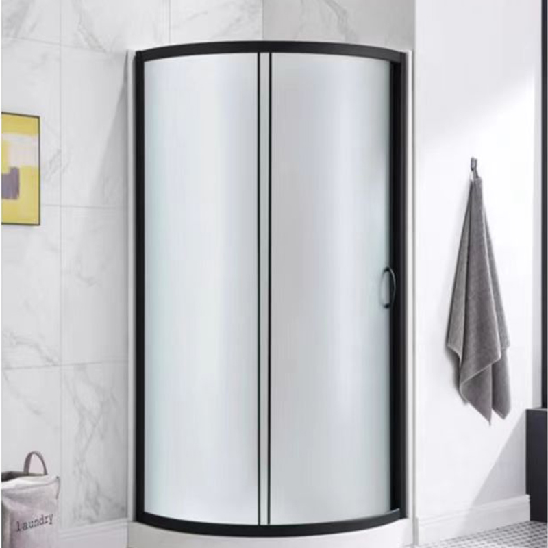 5/6/8mm Round simple sliding door shower room enclosure