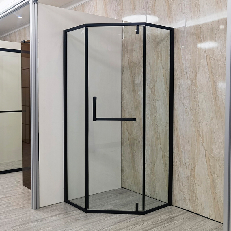 Diamond sliding door/double door shower room enclosure